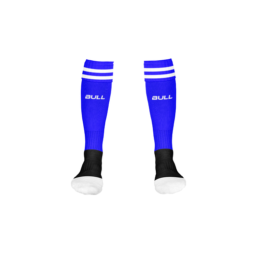 RUGBY PLAYING SOCKS BLUE AND WHITE