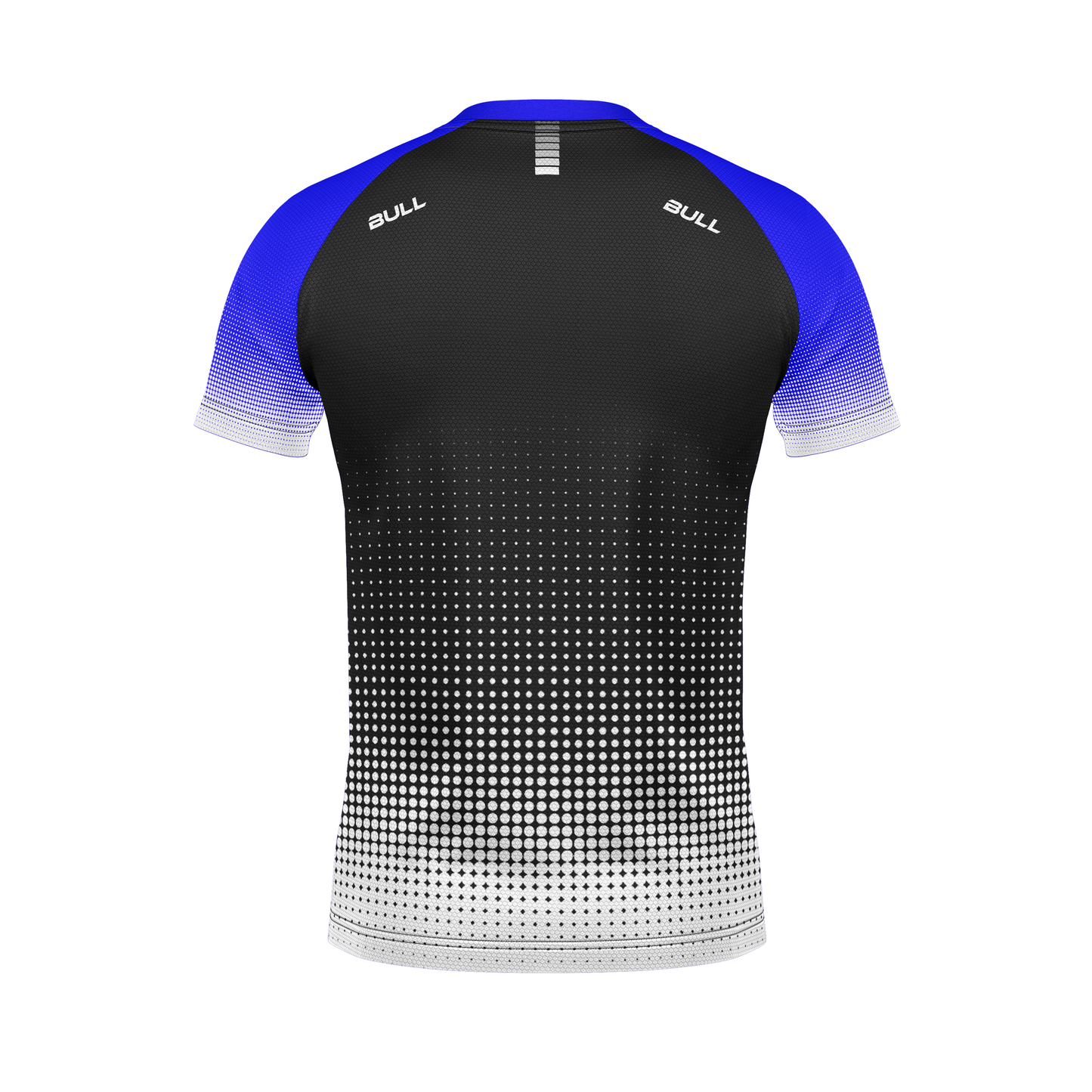 RUGBY PLAYING SHIRT BLACK/BLUE/WHITE