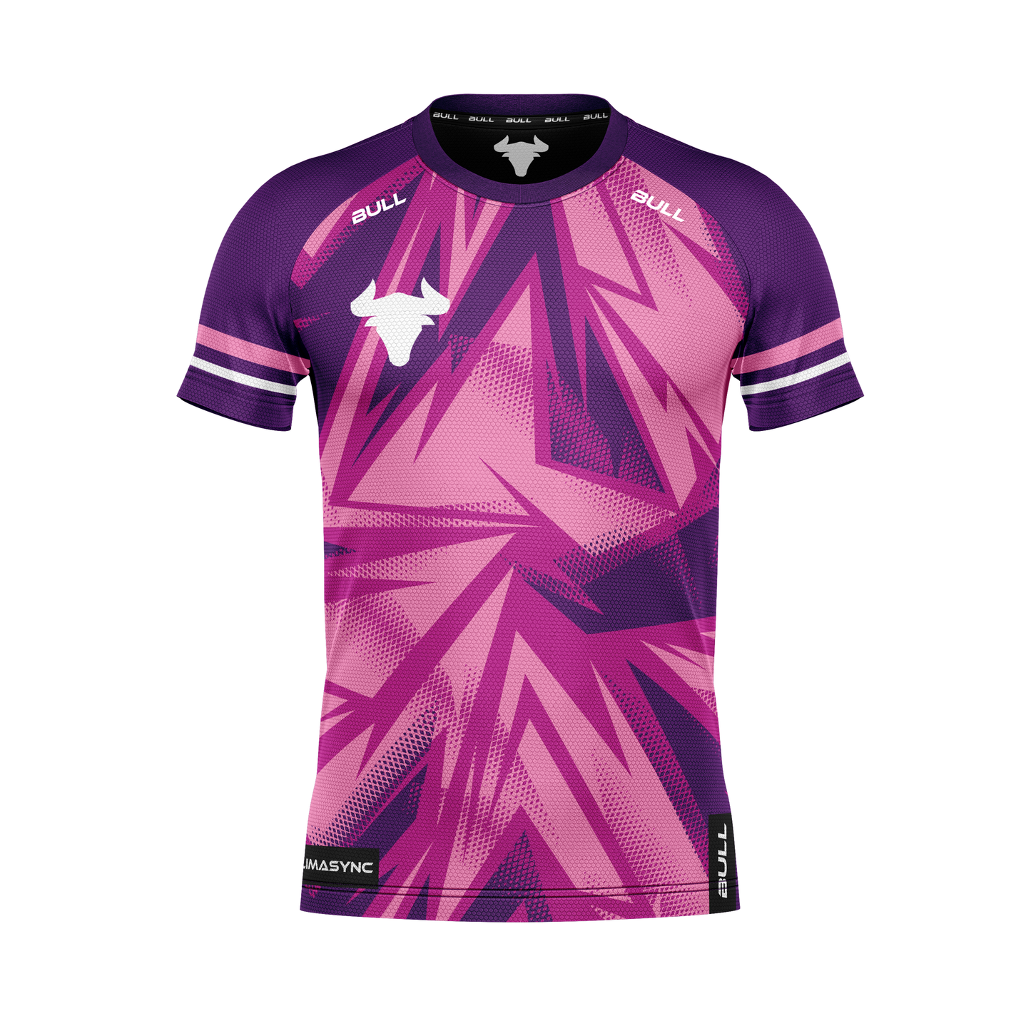 RUGBY PLAYING SHIRT PURPLE/PINK/WHITE