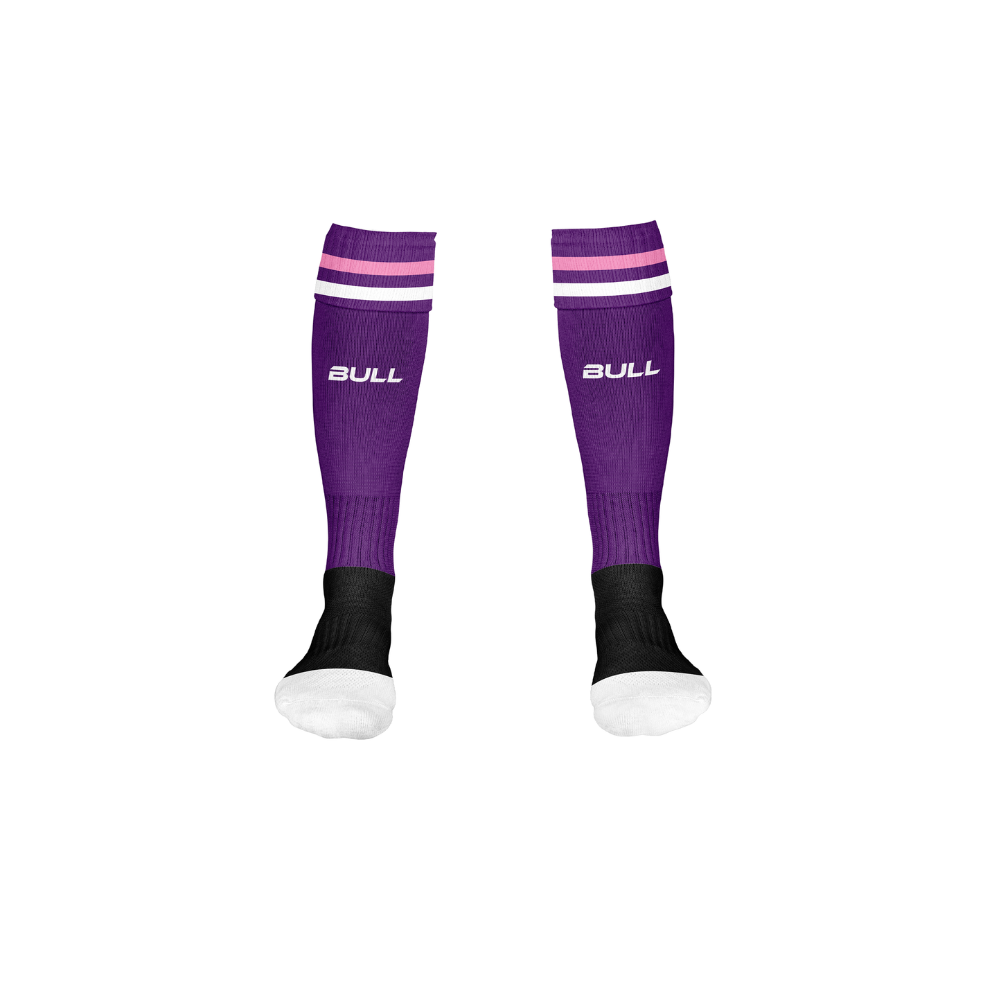 RUGBY PLAYING SOCKS PURPLE/PINK/WHITE