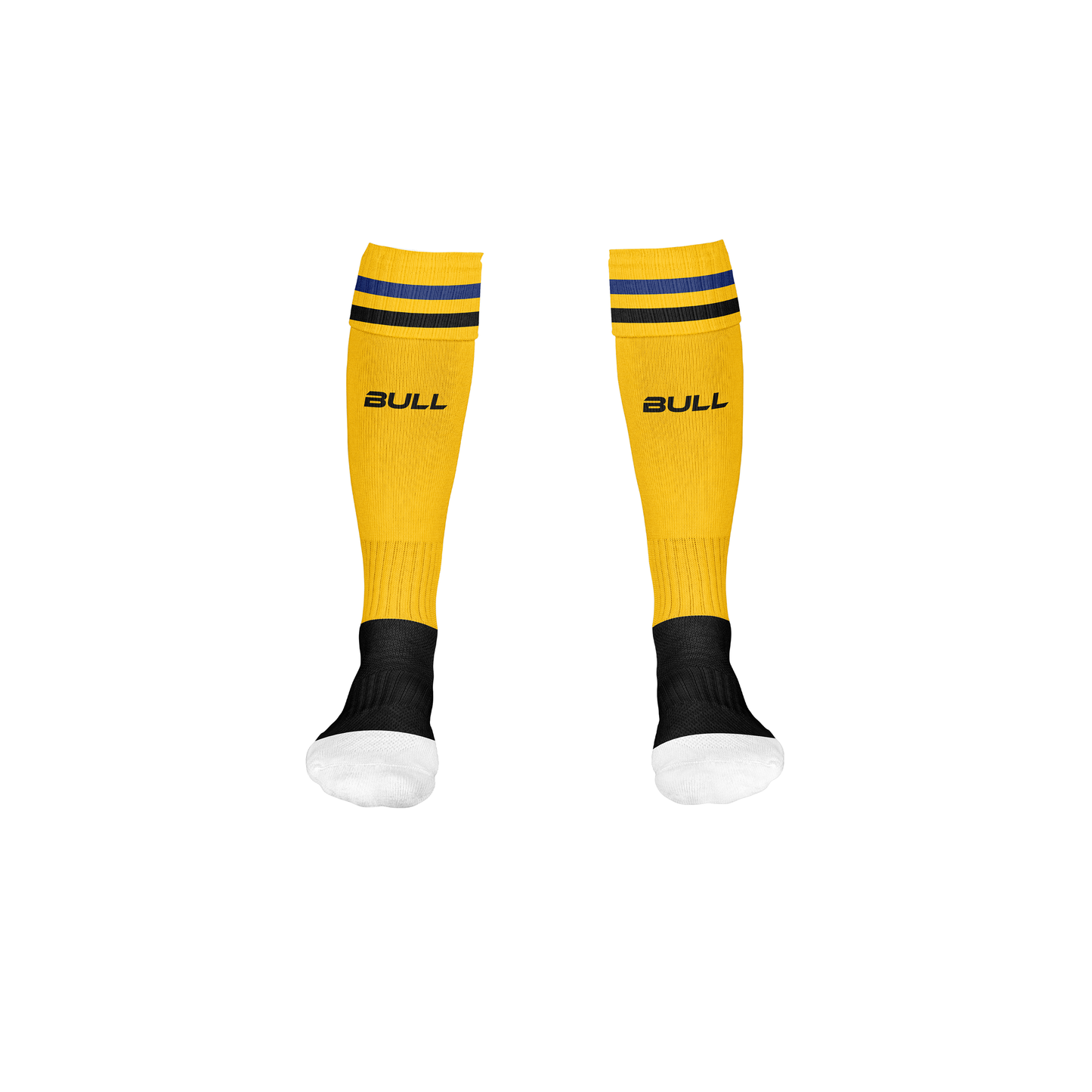 RUGBY PLAYING SOCKS GOLD/BLUE/BLACK