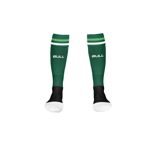 RUGBY PLAYING SOCKS GREEN/LIGHTGREEN/WHITE