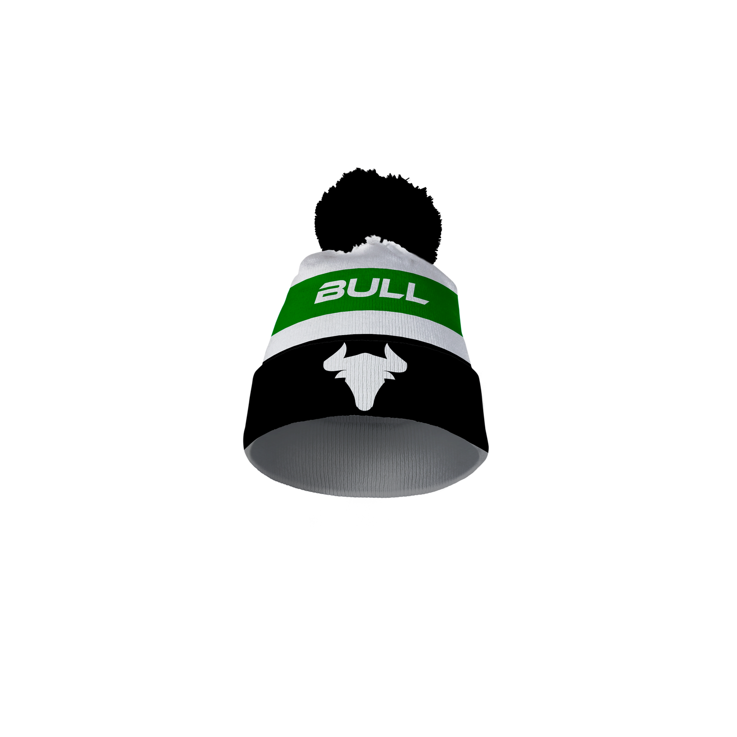 RUGBY BOBBLE GREEN/WHITE