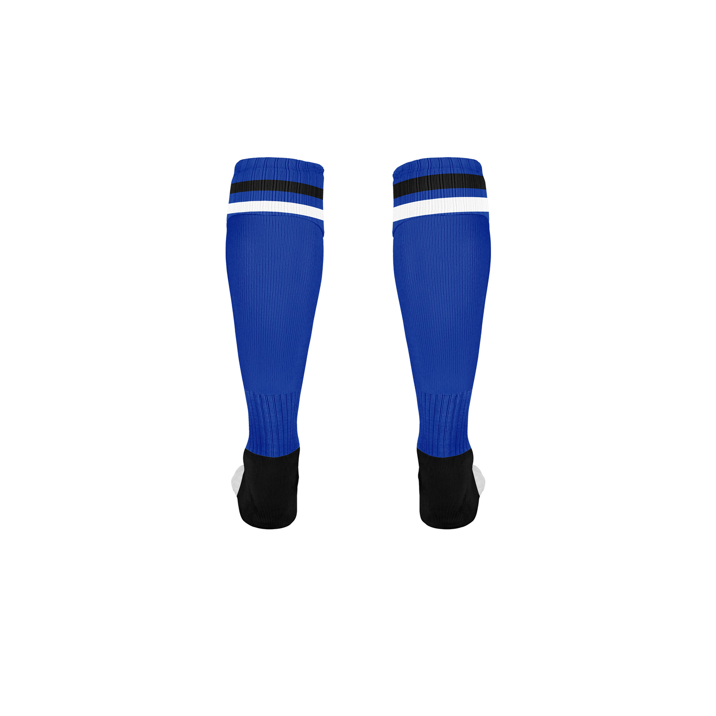 RUGBY PLAYING SOCKS BLUE AND BLACK