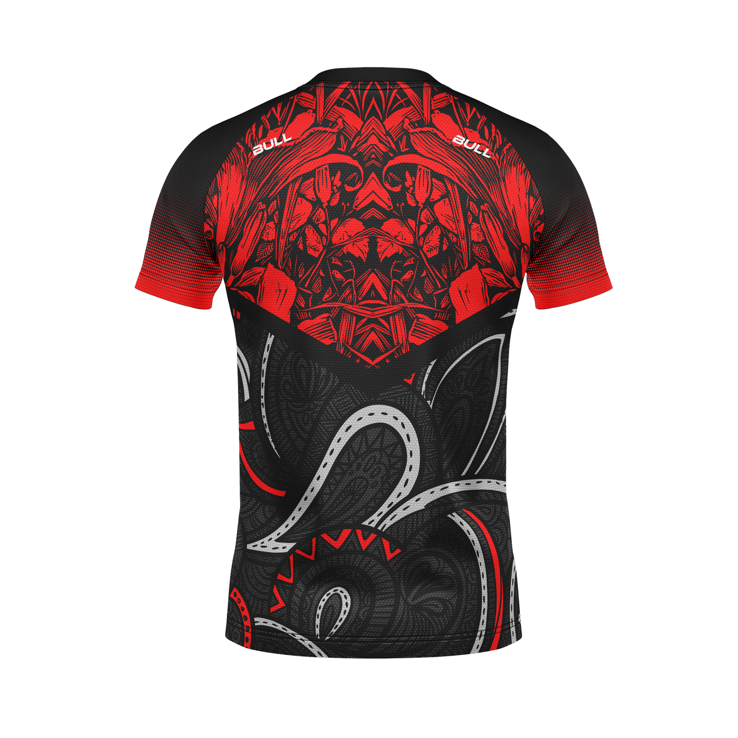 RUGBY PLAYING SHIRT BLACK/RED